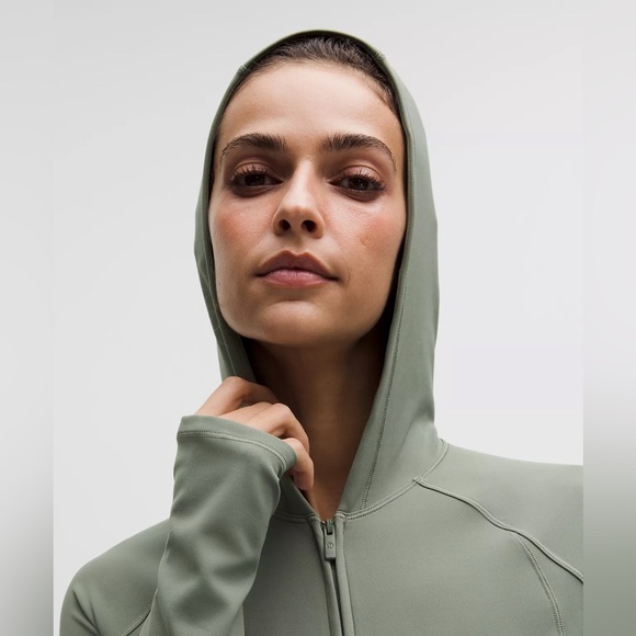Like New! Lululemon Wunder Train Full Zip Jacket- Willow Leave- Size 10 - Picture 5 of 9